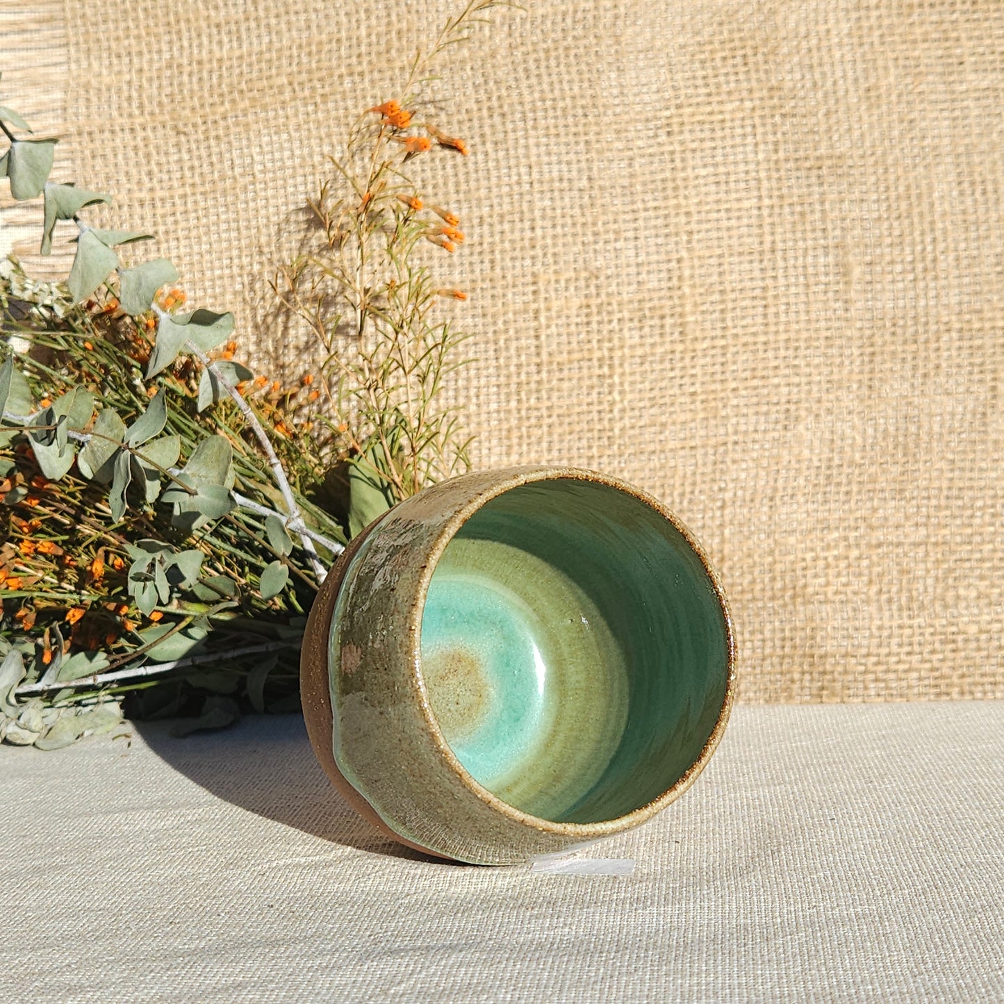 Gobelet sans anse vert olive