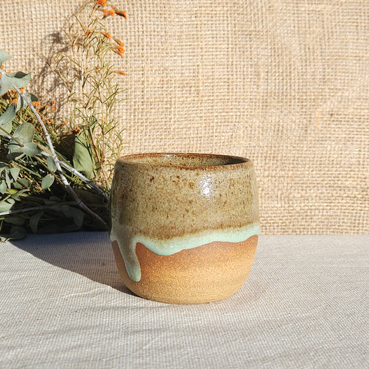Gobelet sans anse vert olive