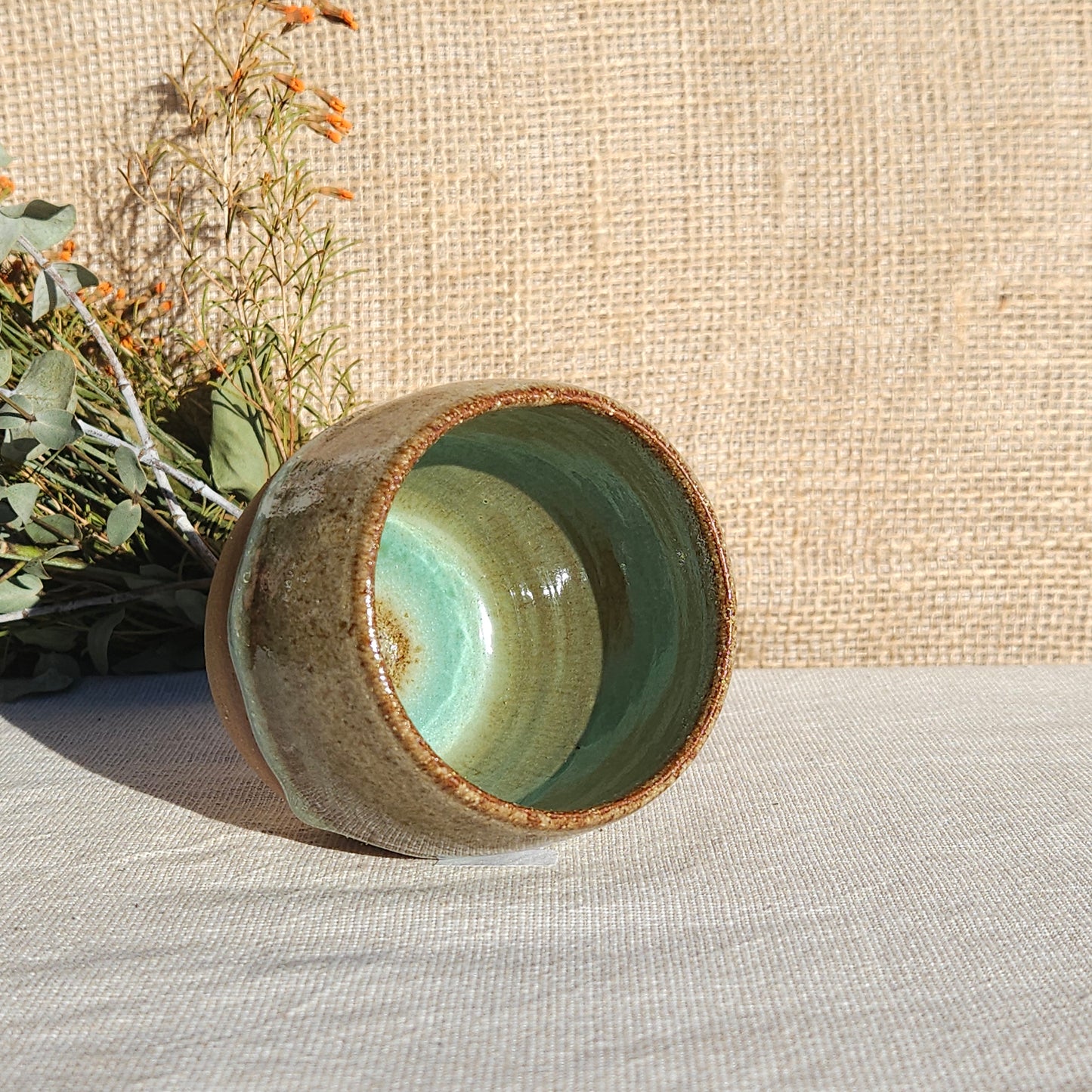 Gobelet sans anse vert olive