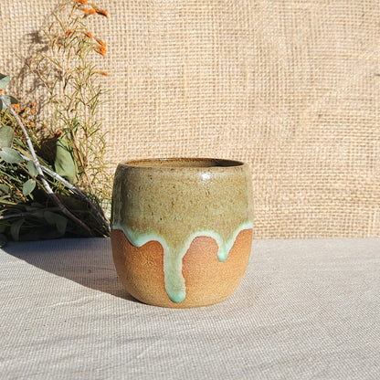 Gobelet sans anse vert olive