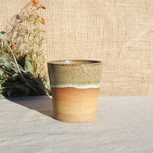 Gobelet sans anse vert olive