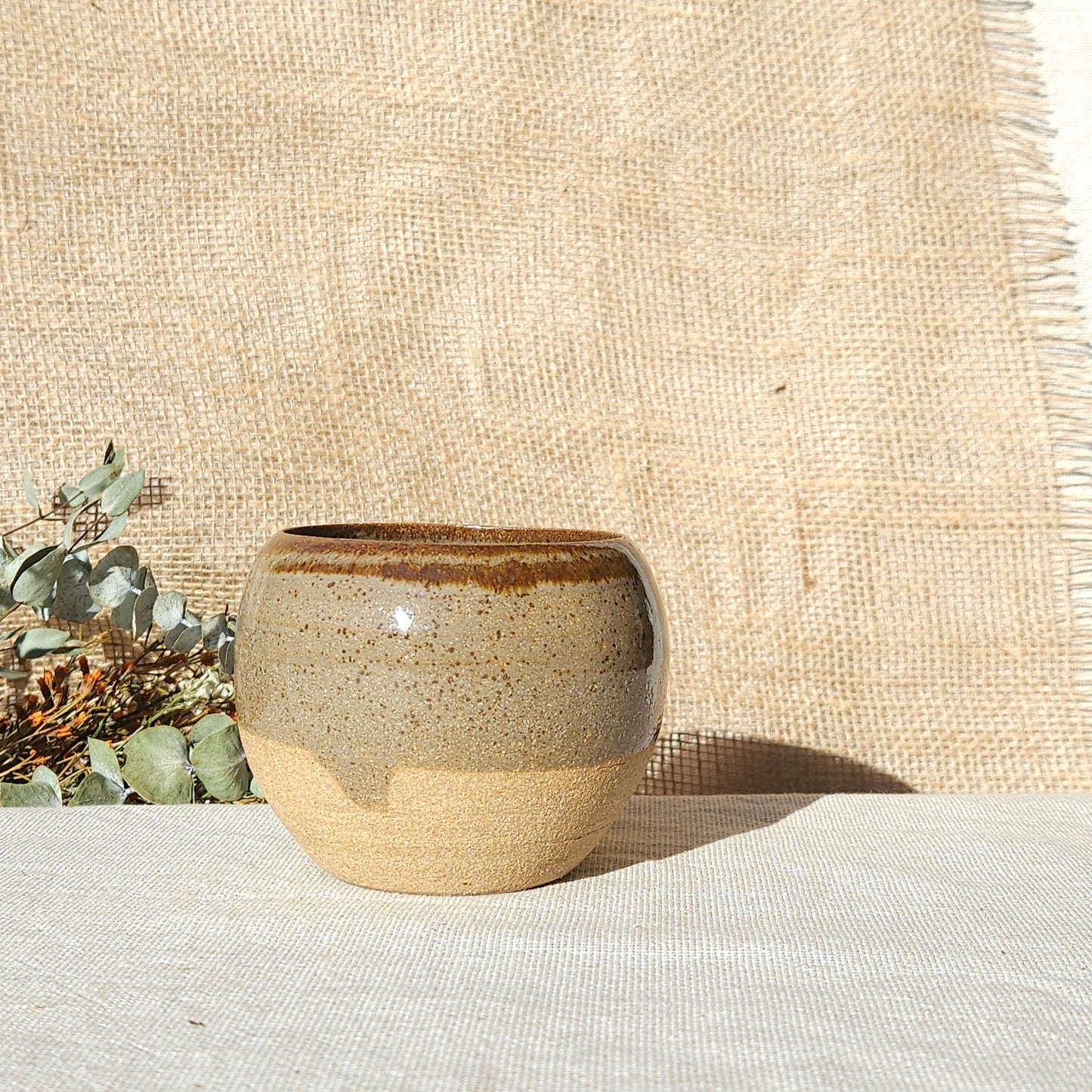 Tasse Boule Beige Rouille