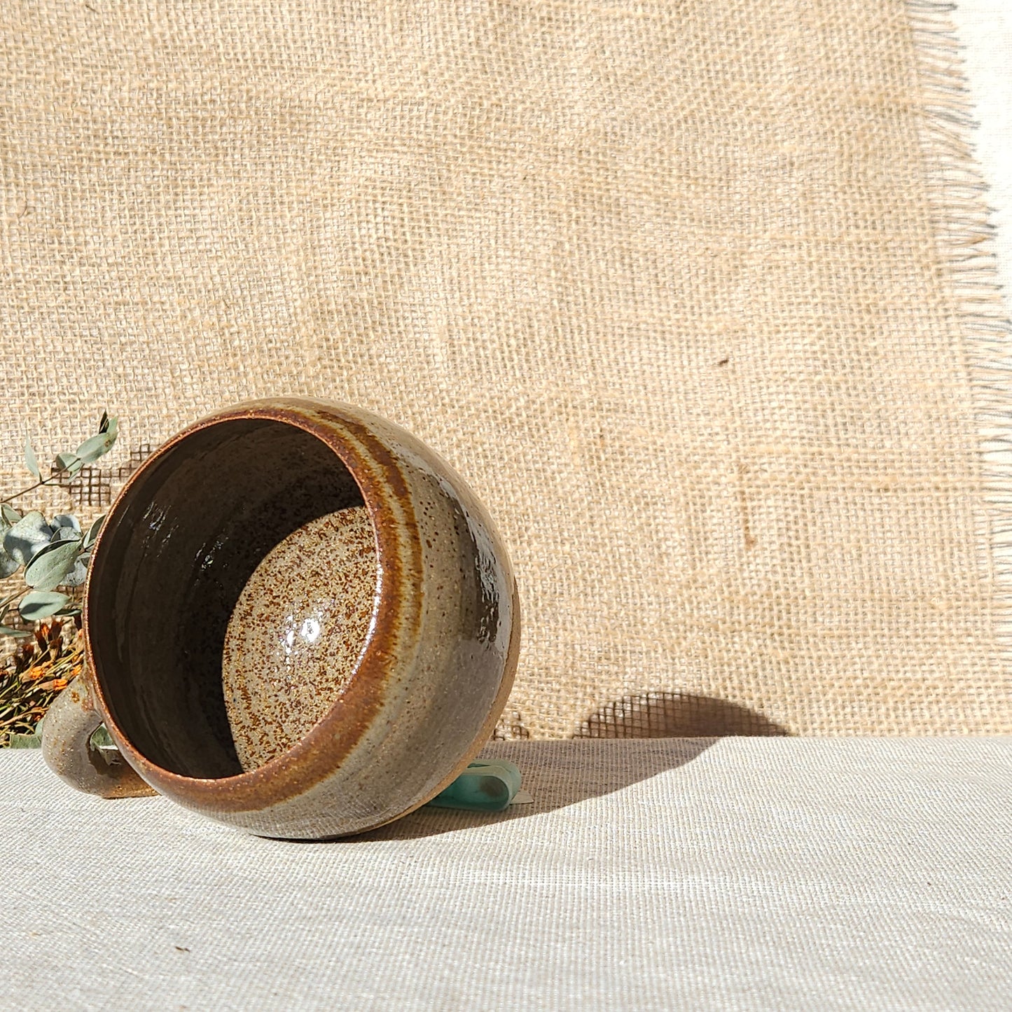 Tasse Boule Beige Rouille