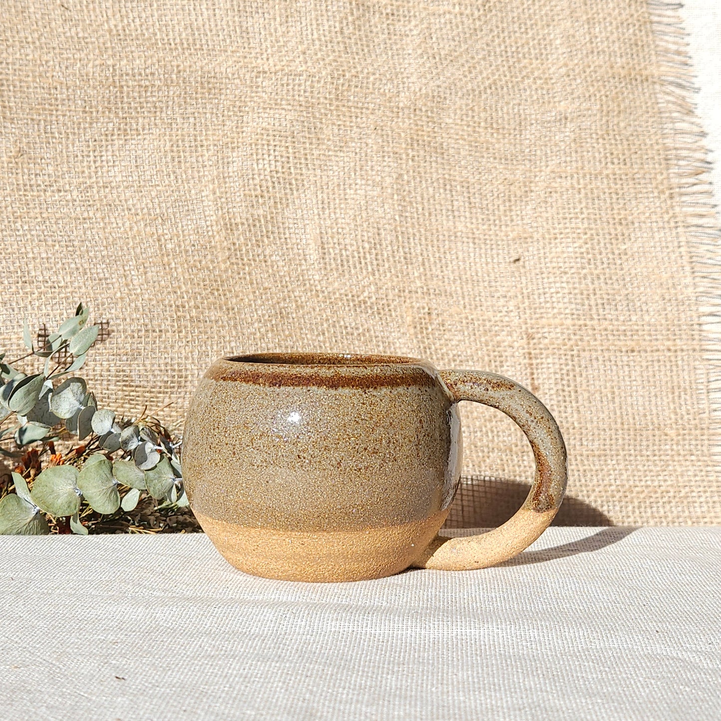 Tasse Boule Beige Rouille
