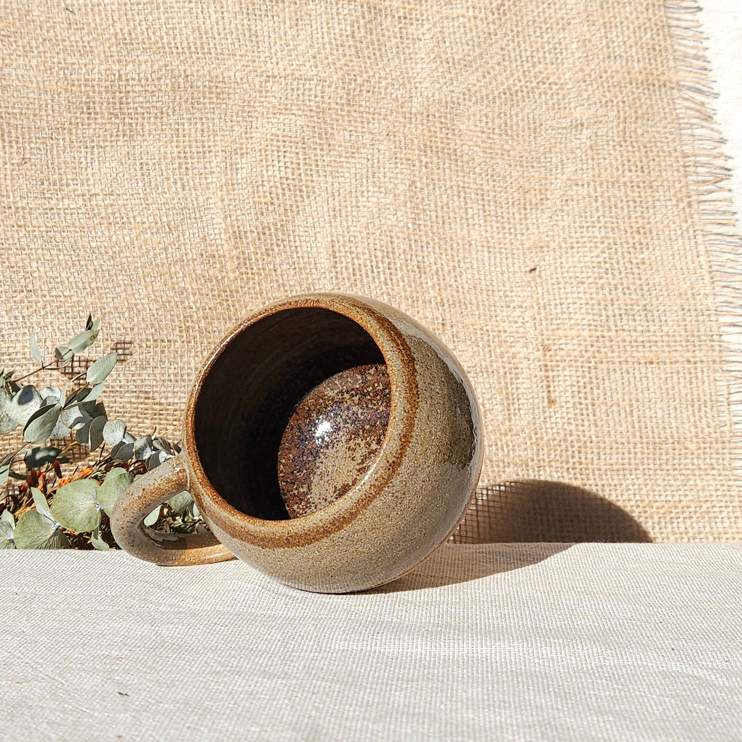 Tasse Boule Beige Rouille