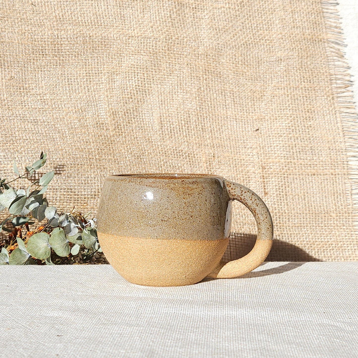 Tasse Boule Beige Rouille