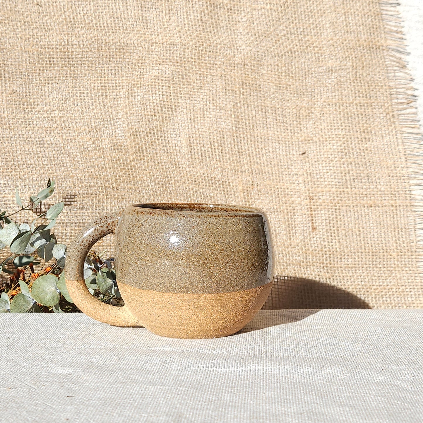 Tasse Boule Beige Rouille