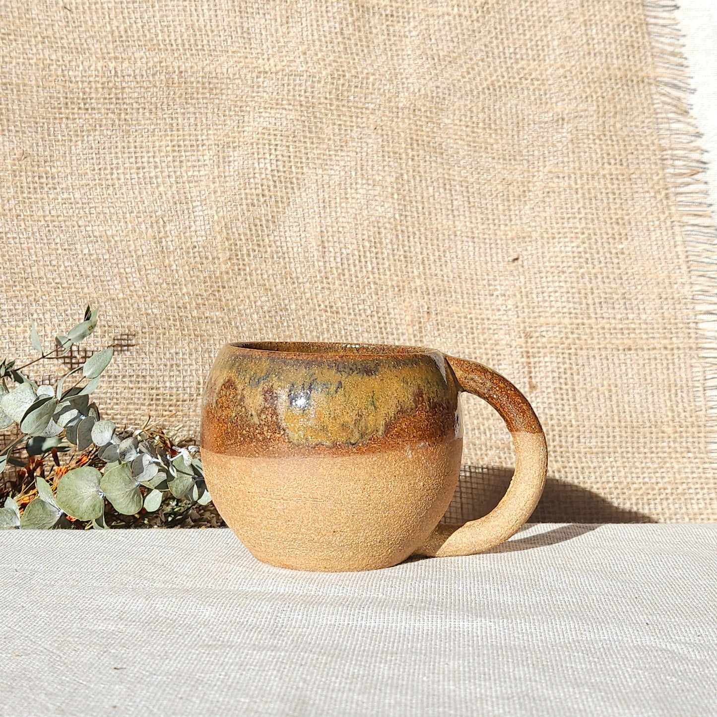 Tasse Boule Beige Rouille