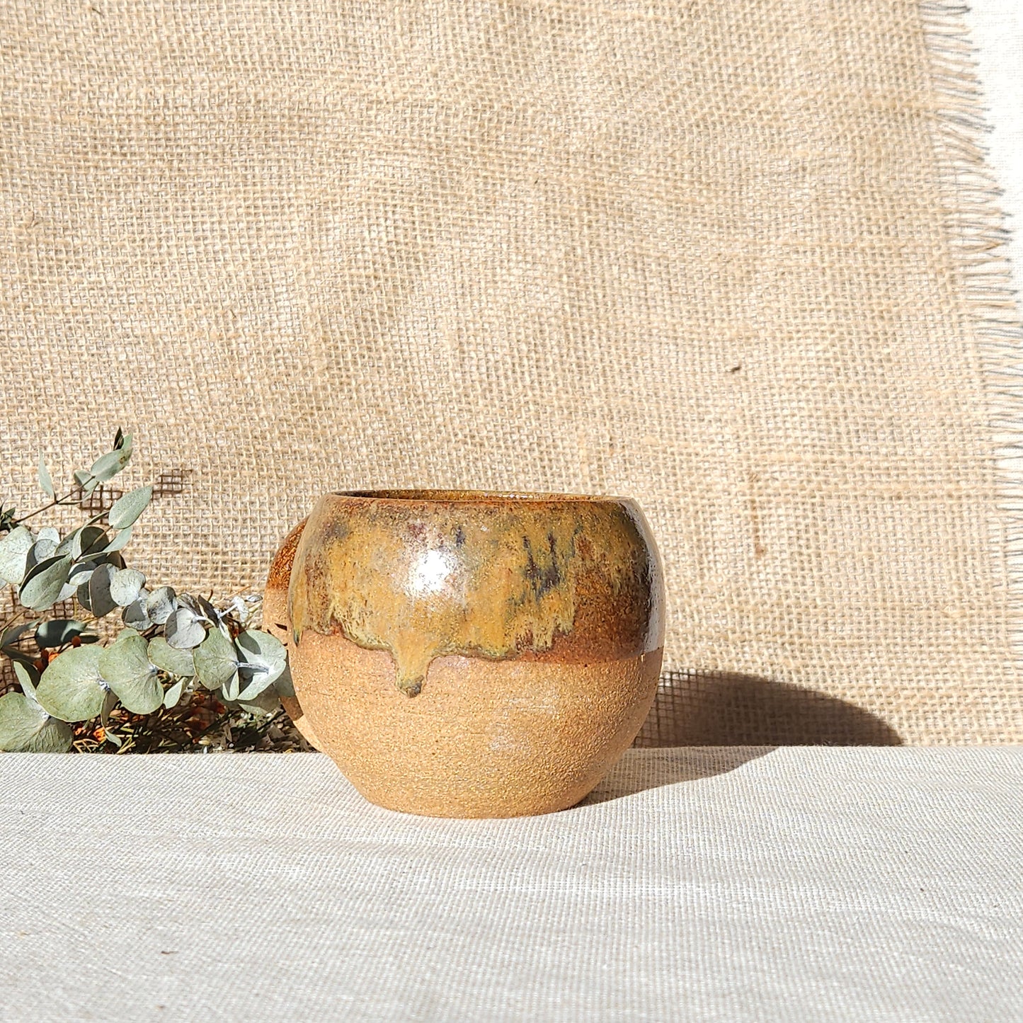 Tasse Boule Beige Rouille