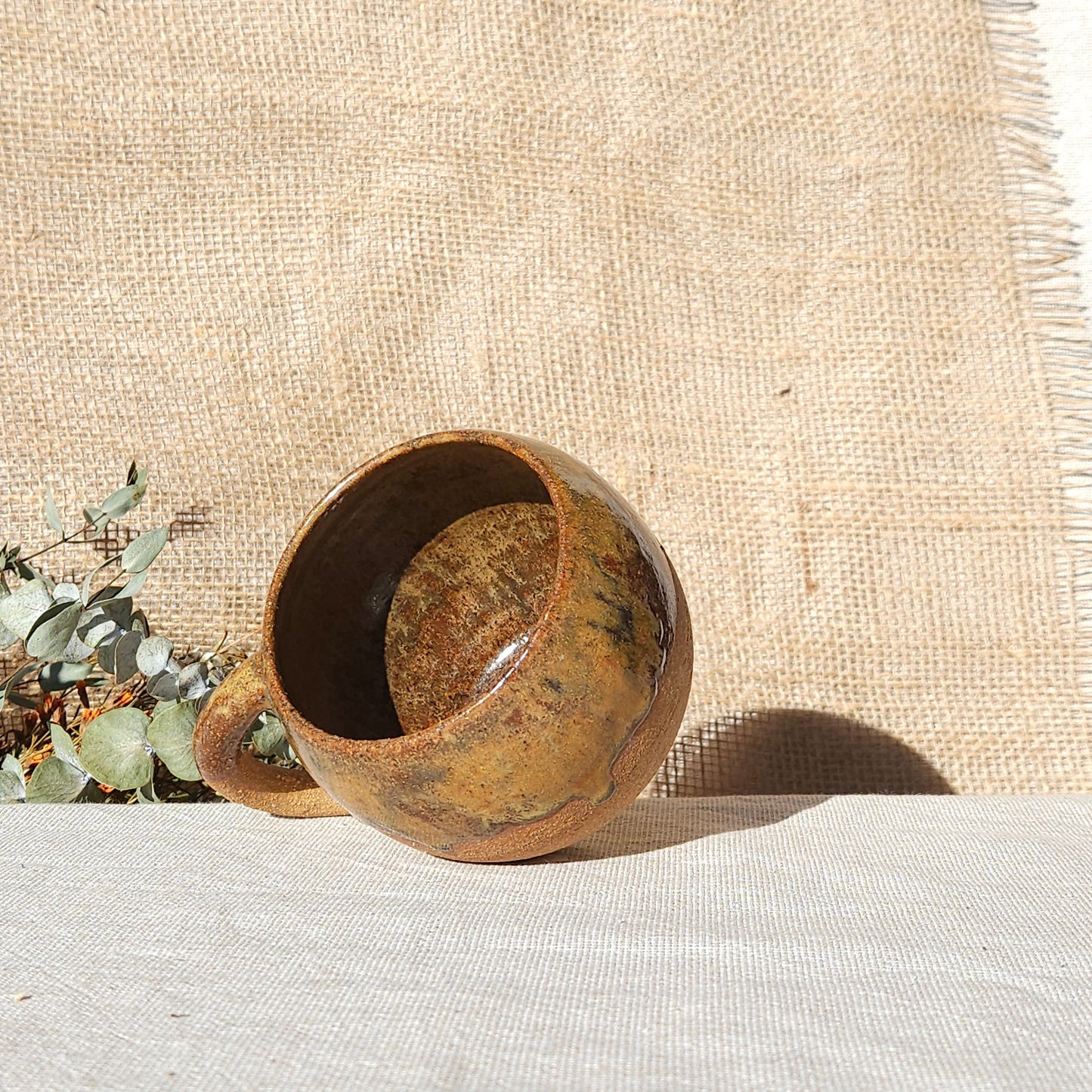 Tasse Boule Beige Rouille