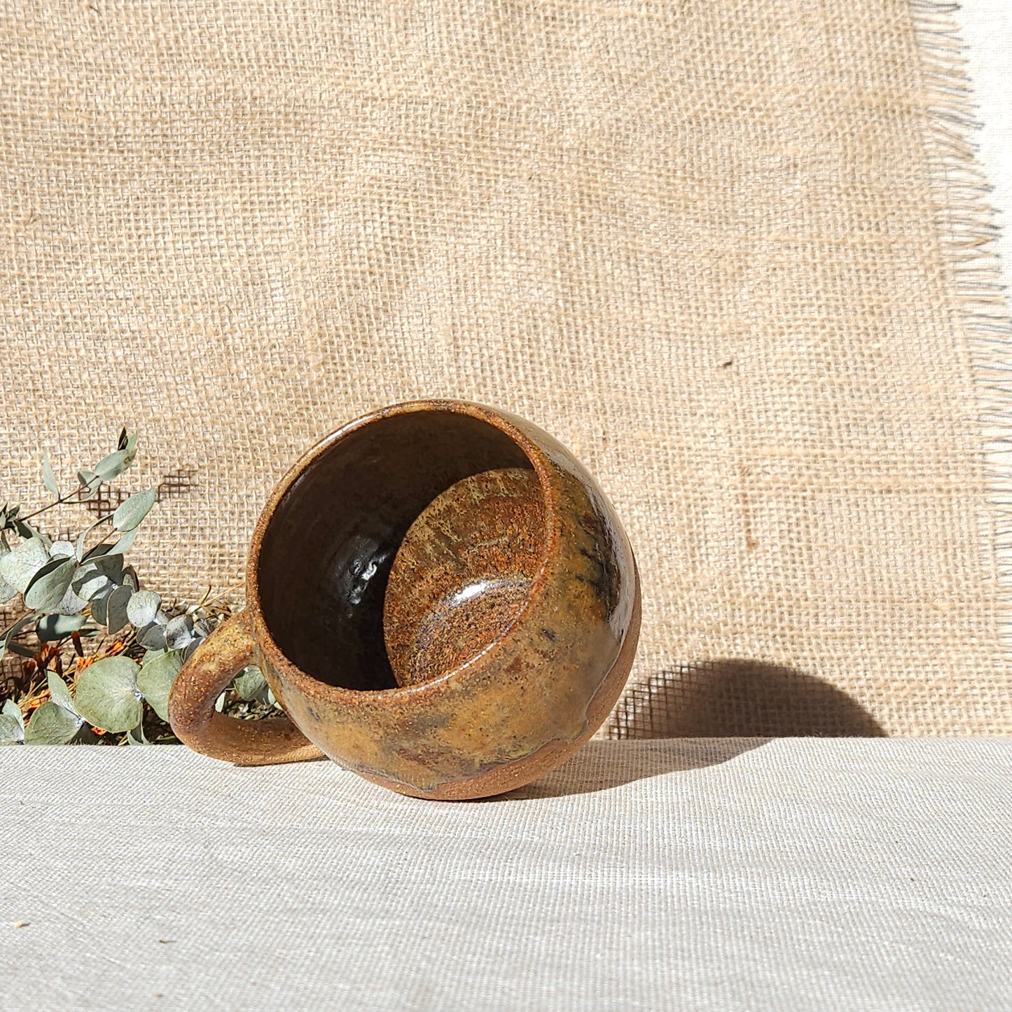 Tasse Boule Beige Rouille