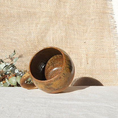 Tasse Boule Beige Rouille