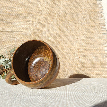 Tasse Boule Beige Rouille