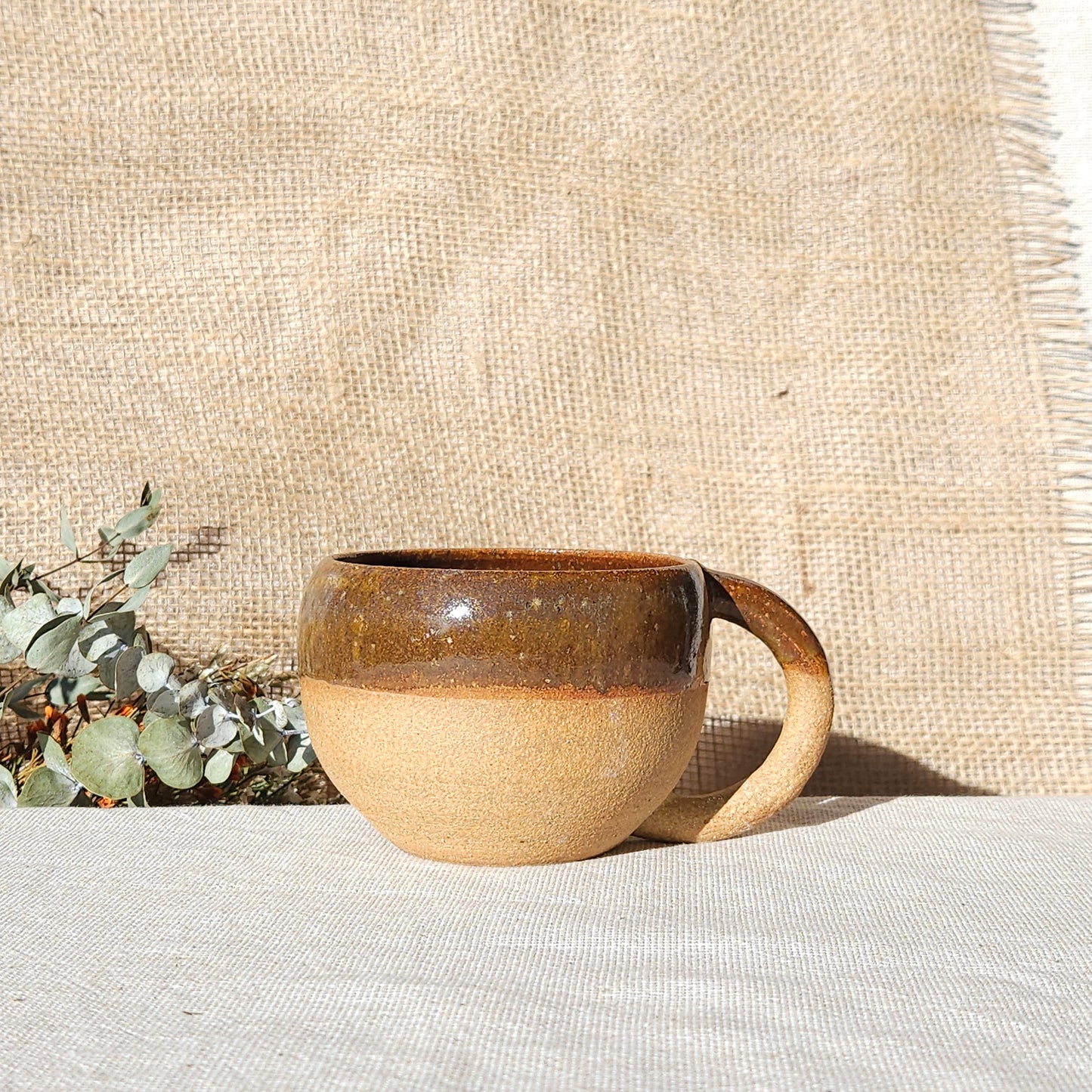 Tasse Boule Beige Rouille
