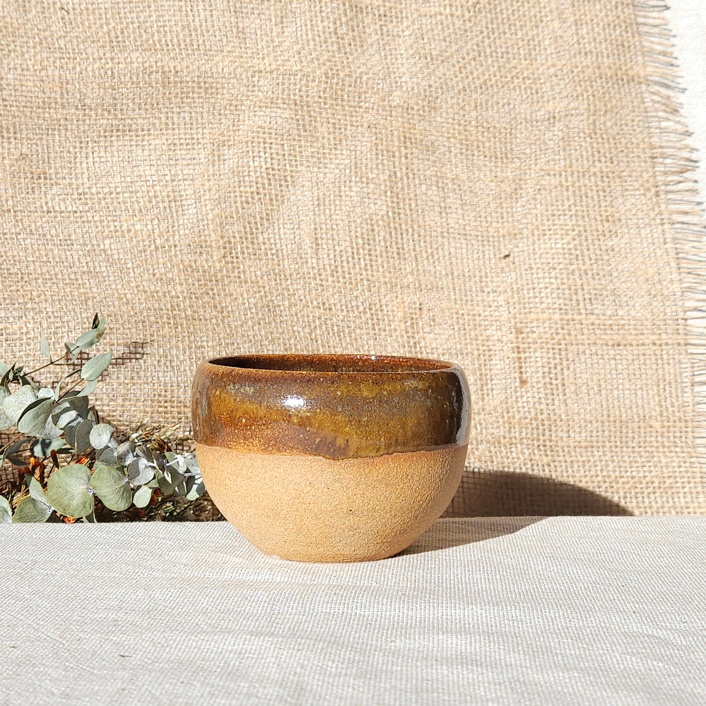 Tasse Boule Beige Rouille