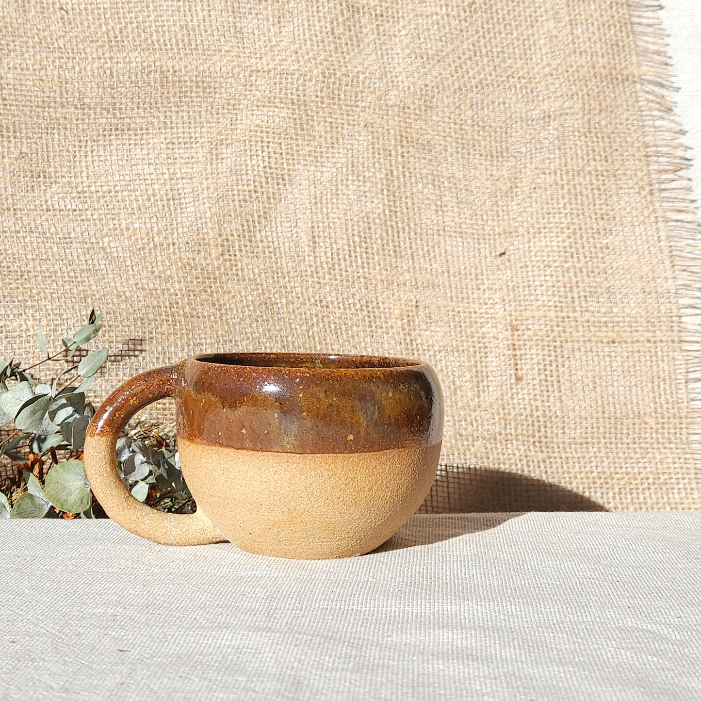 Tasse Boule Beige Rouille
