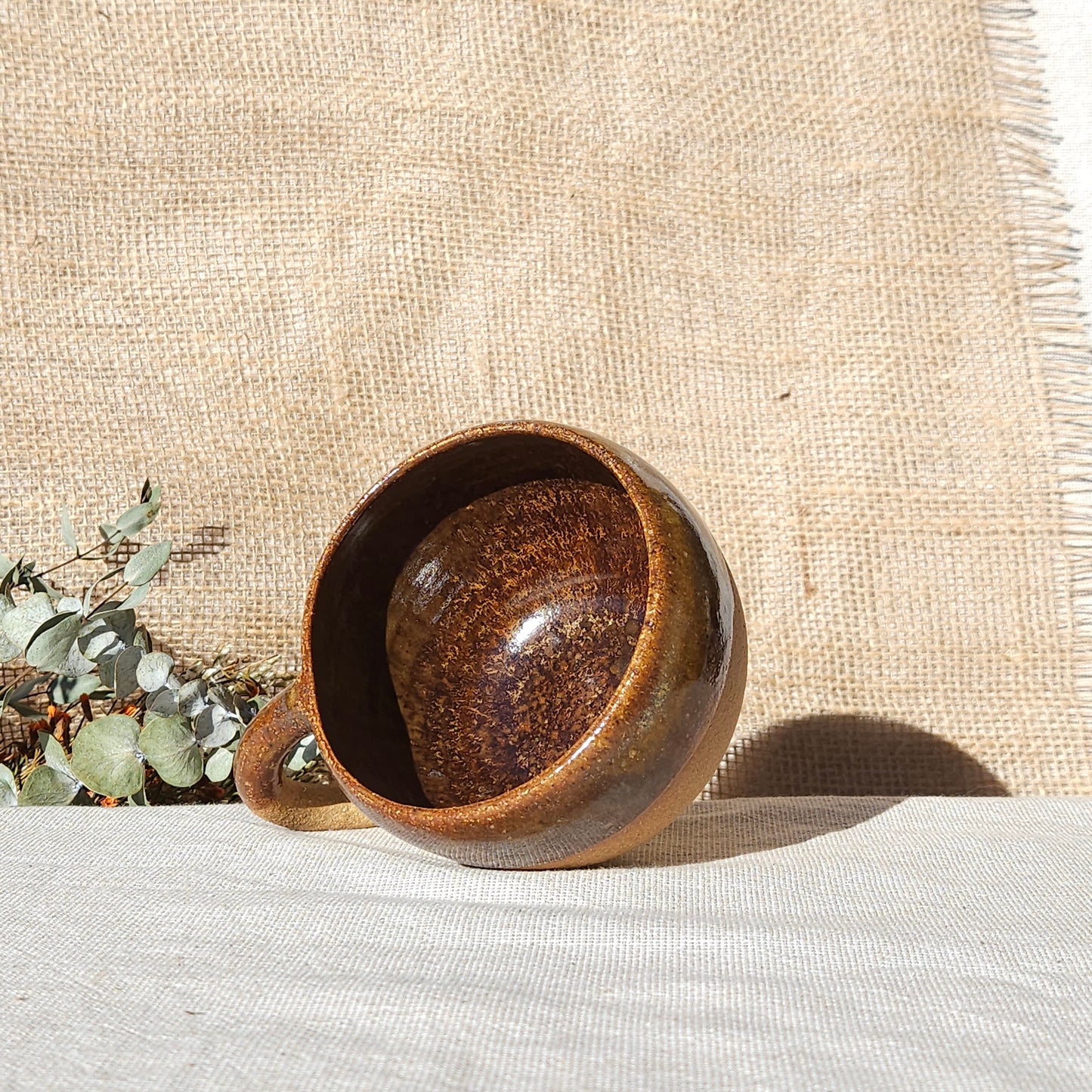 Tasse Boule Beige Rouille