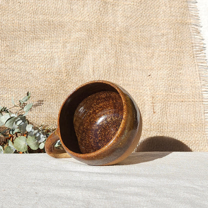 Tasse Boule Beige Rouille