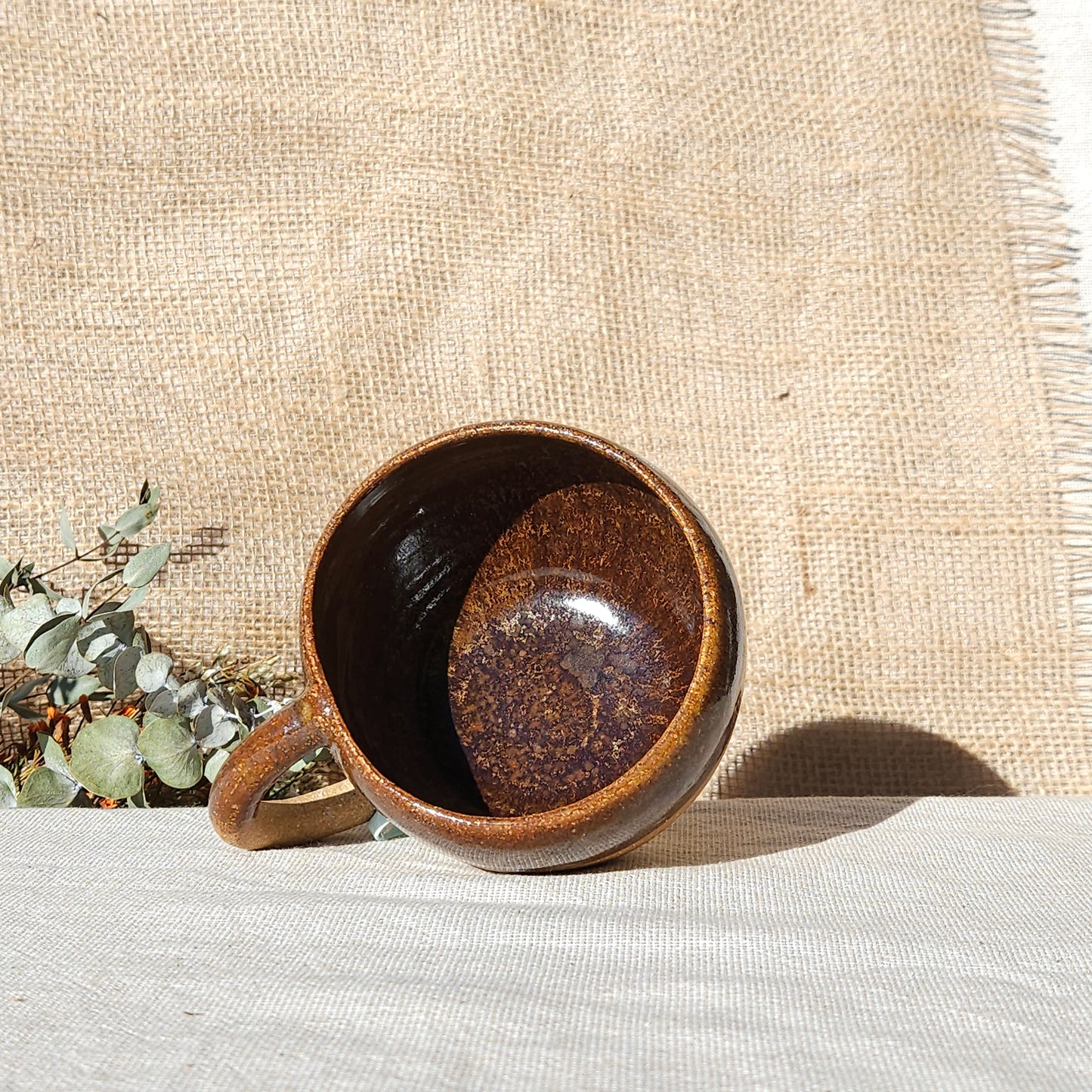 Tasse Boule Beige Rouille