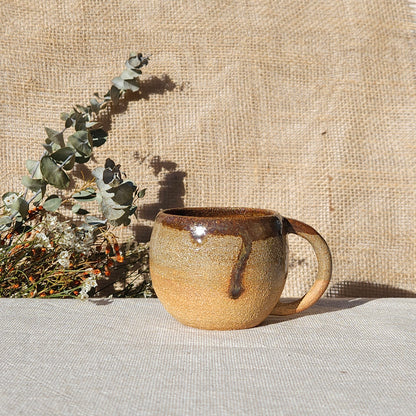 Tasse Boule Beige Rouille