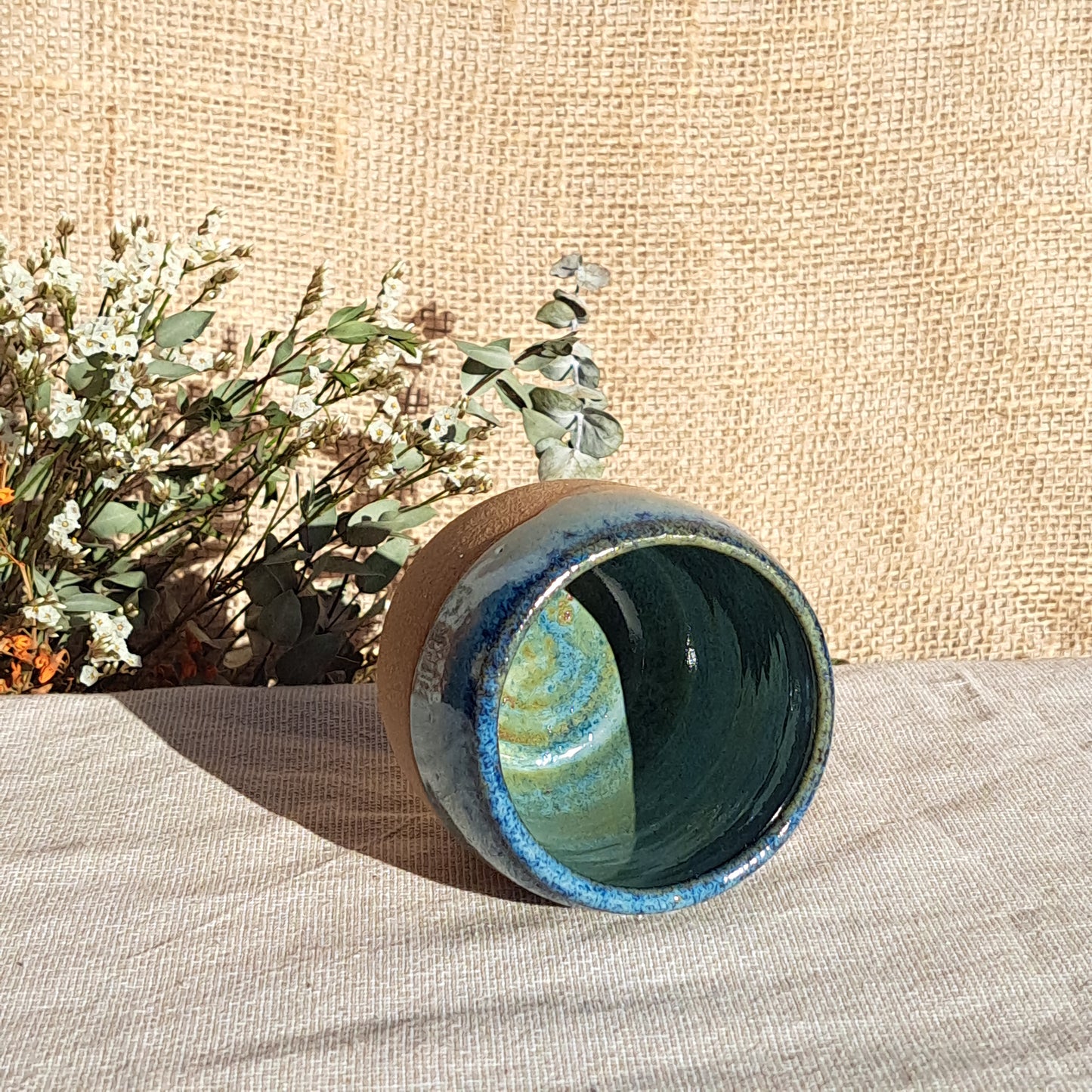 Gobelet sans anse Bleu vert