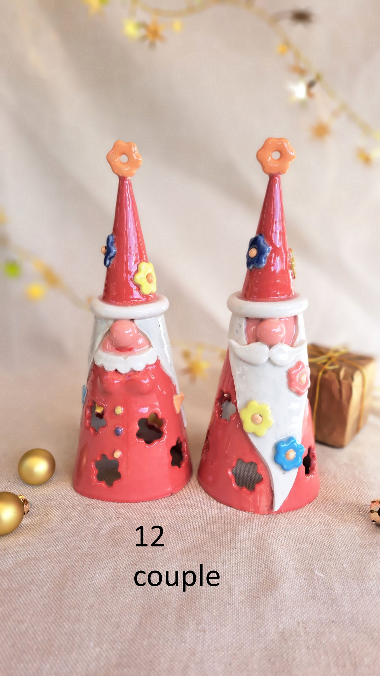 Papa Noël photophore